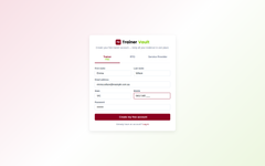 Register your free trainer account